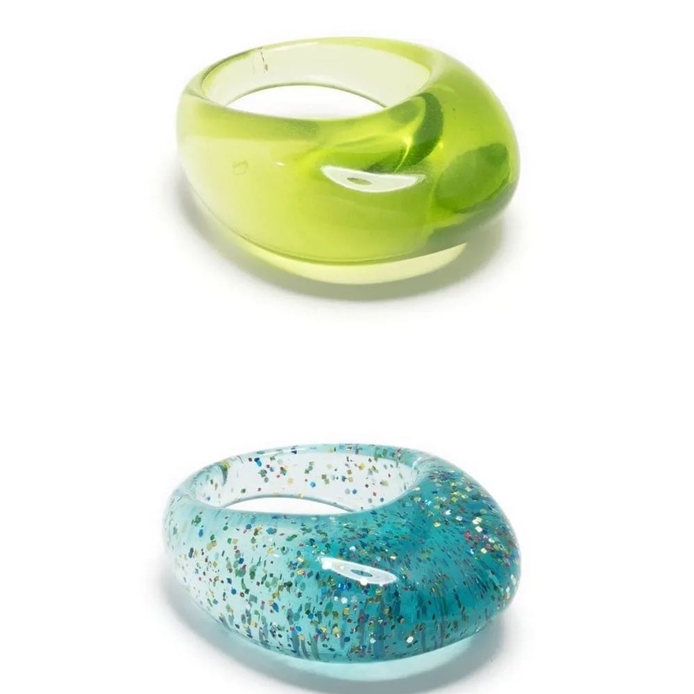 La manso licor de polo ring set of two, size Small
